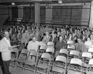 1955 Alfalfa County Farm Bureau resolutions committee meeting