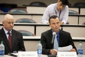 Chad Selman testifying at congressional field hearing July 22